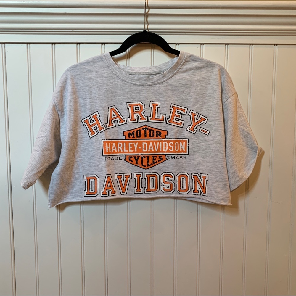 Harley Davidson Vintage Cropped Tee